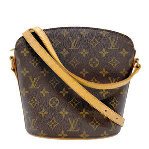 Louis Vuitton Monogram Drouot Shoulder Bag Canvas Brown